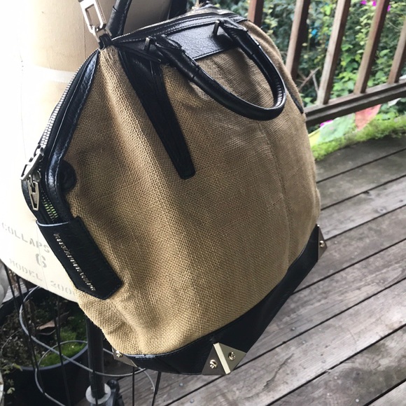 🖤Alexander Wang Emile Burlap Linen Purse🖤 - Picture 2 of 8